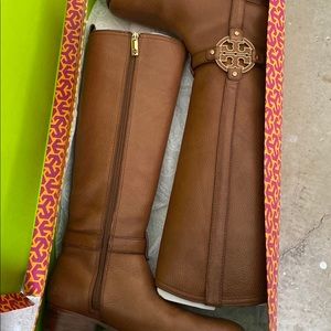 Tory Burch Brown Riding Boots